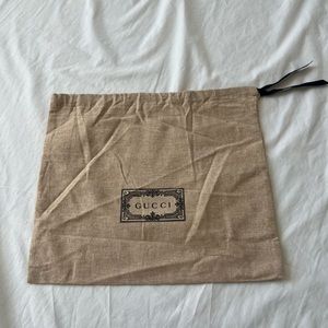 Gucci dust bag.